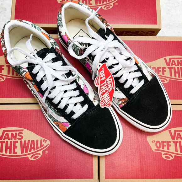 NIB Vans Old Skool Multi Tropical Skate Sneakers - Picture 9 of 10